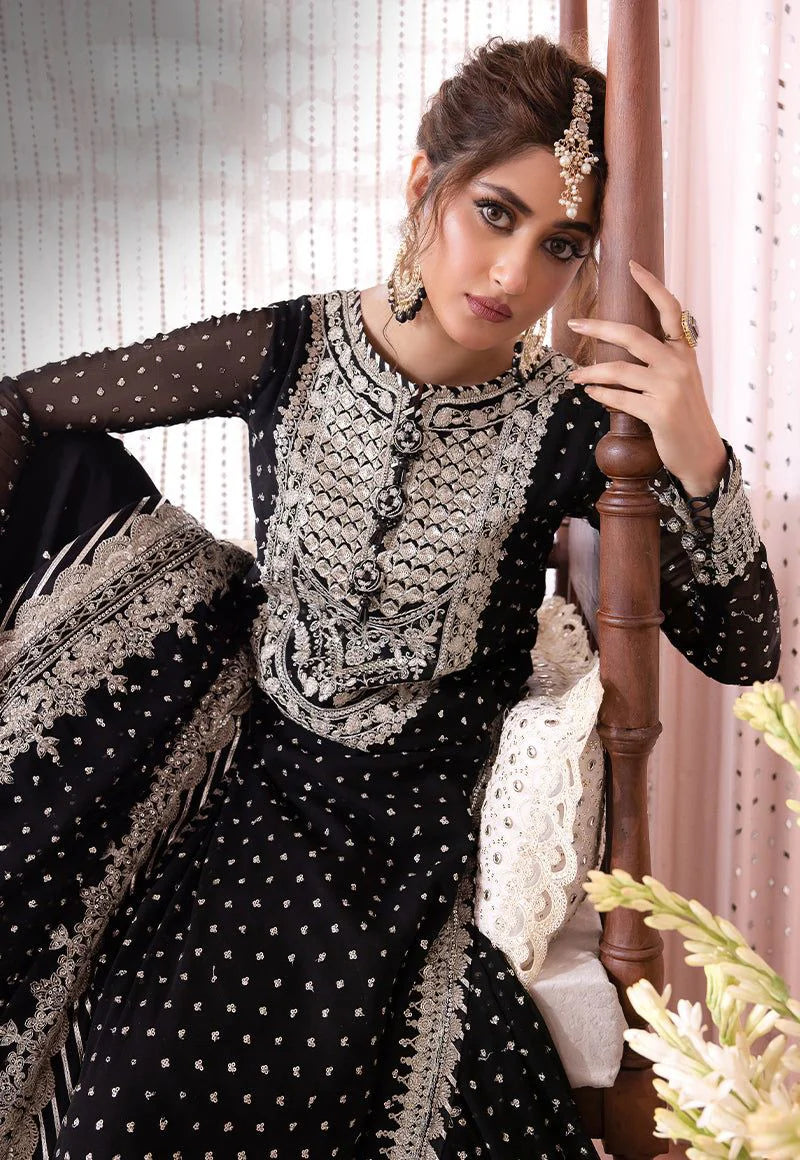 Apparel Exotica Asim Jofa Chandani Luxury Chiffon Collection 3 piece unstitched - AE08