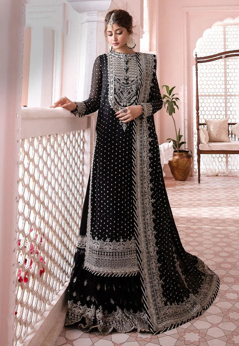 Apparel Exotica Asim Jofa Chandani Luxury Chiffon Collection 3 piece unstitched - AE08