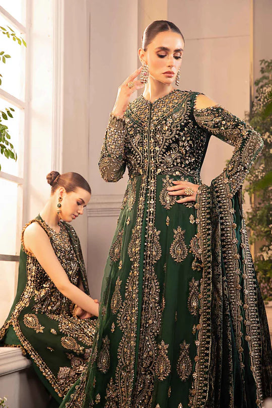 Apparel Exotica 3 Piece Unstitched Embroidered Organza Suit - AE15