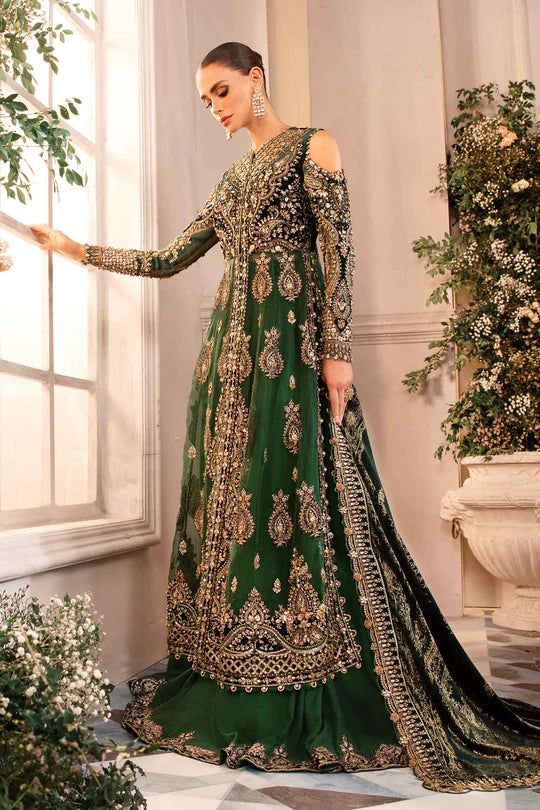 Apparel Exotica 3 Piece Unstitched Embroidered Organza Suit - AE15