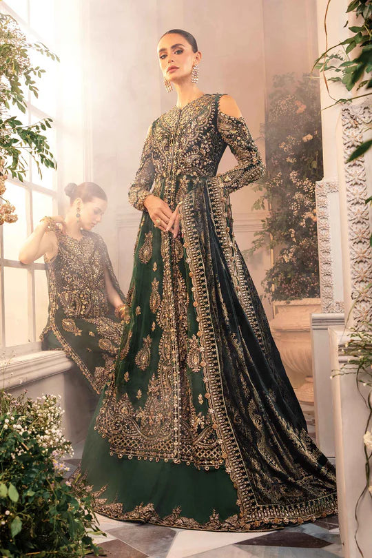 Apparel Exotica 3 Piece Unstitched Embroidered Organza Suit - AE15