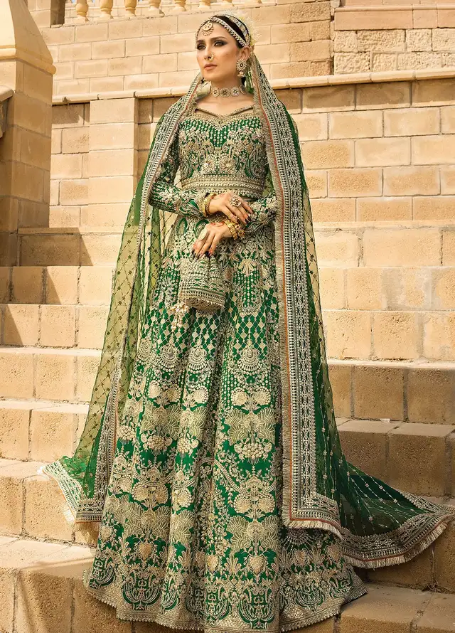 Apparel Exotica Jahan By Erum Khan Embroidered Raw Silk Suit Unstitched 2 Piece - AE16